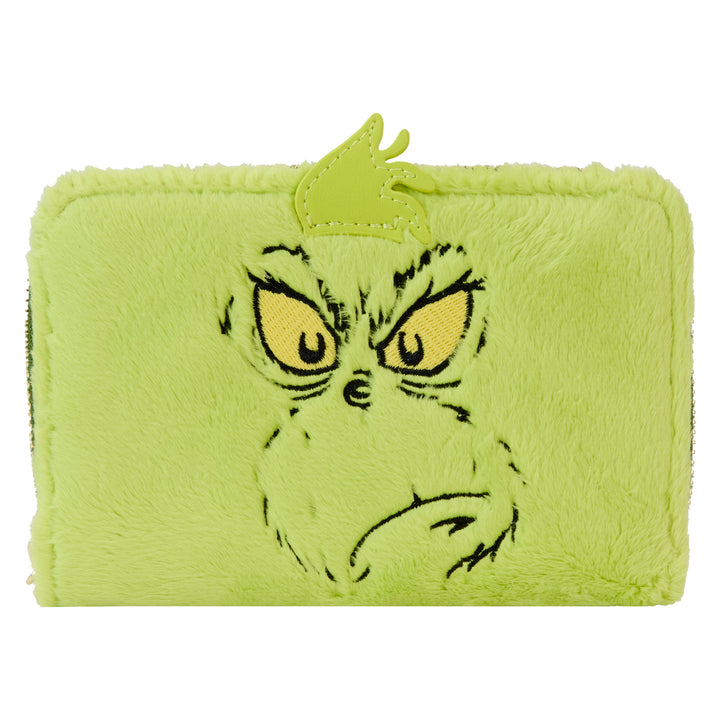 Loungefly Dr. Seuss Plush Grinch Glow in the Dark Cosplay Wallet