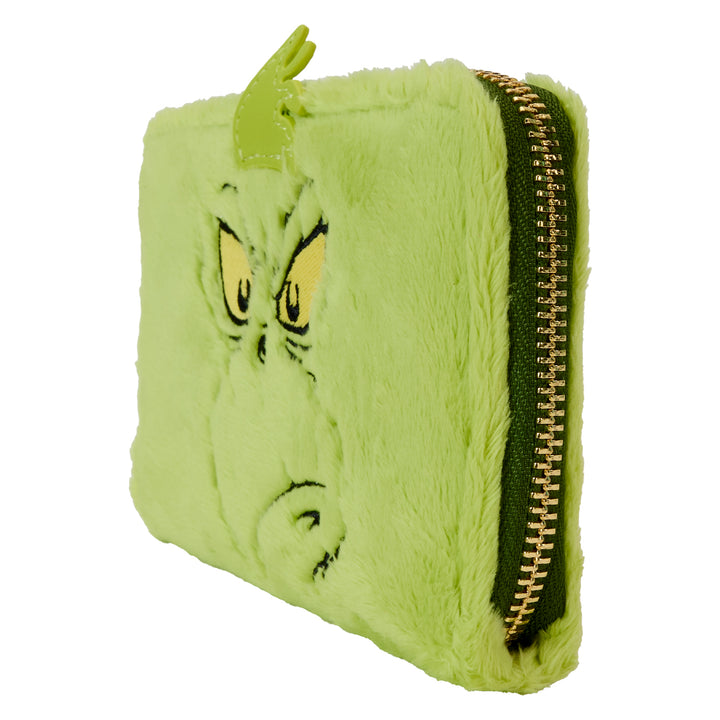 Loungefly Dr. Seuss Plush Grinch Glow in the Dark Cosplay Wallet