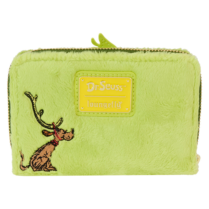 Loungefly Dr. Seuss Plush Grinch Glow in the Dark Cosplay Wallet