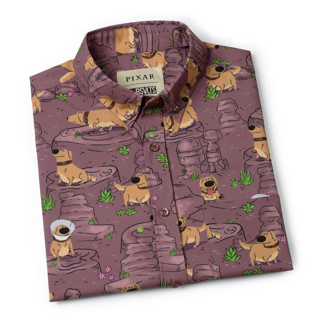 RSVLTS Disney Pixar Up "My Name is Dug" - KUNUFLEX Short Sleeve Shirt