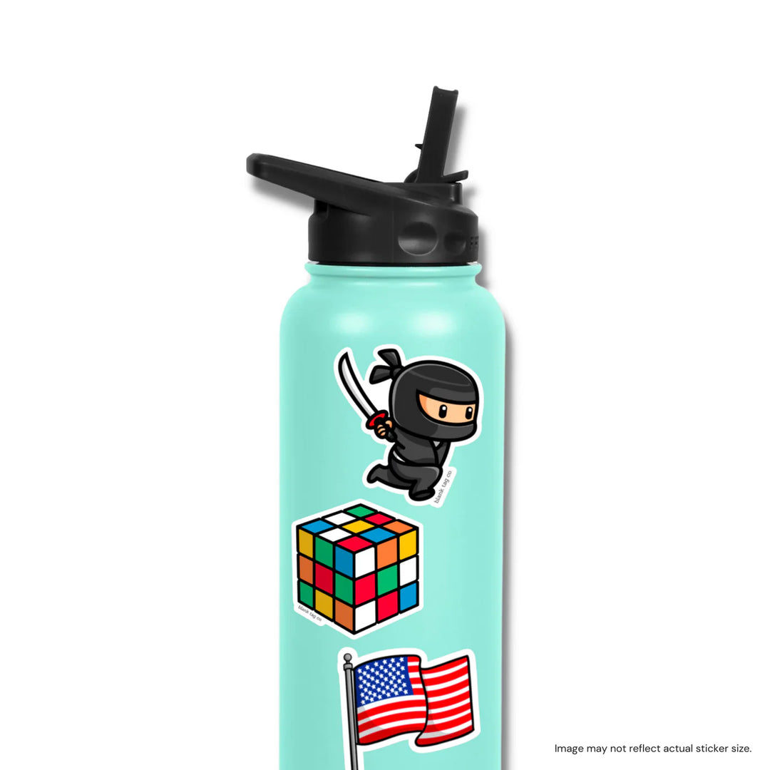 The American Flag Waterproof Sticker