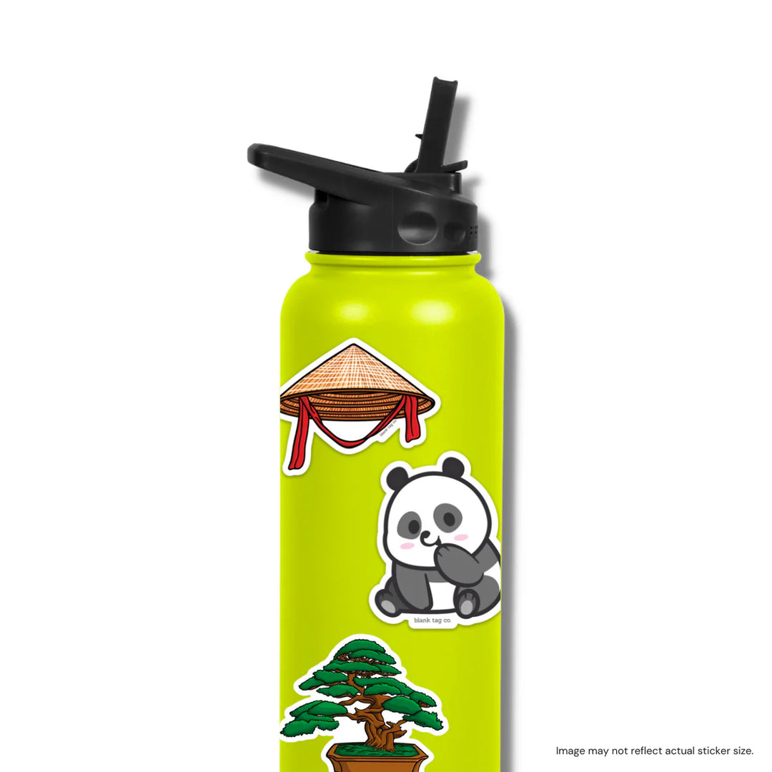 The Panda Waterproof Sticker