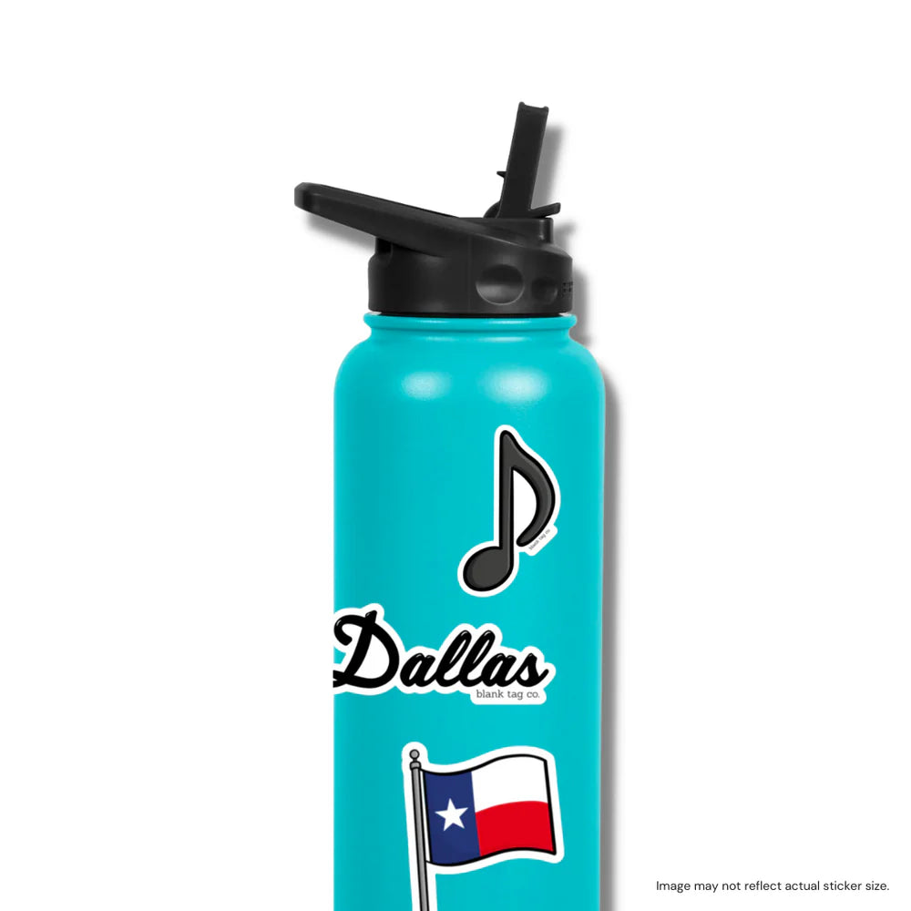 The Texas Flag Waterproof Sticker