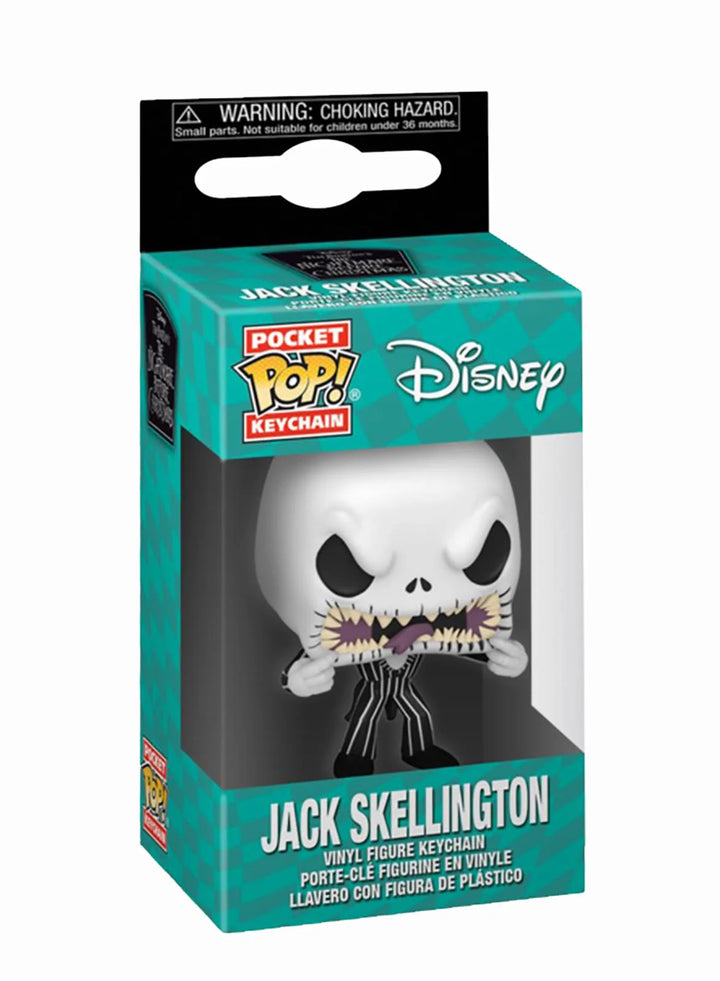 Funko Pocket Pop! Keychain Disney The Nightmare Before Christmas Jack Skellington Scary Face