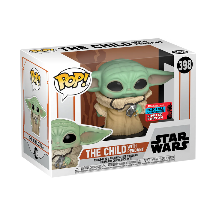 Funko Star Wars The Mandalorian The Child w/Pendant Exclusive Pop! Vinyl Figure