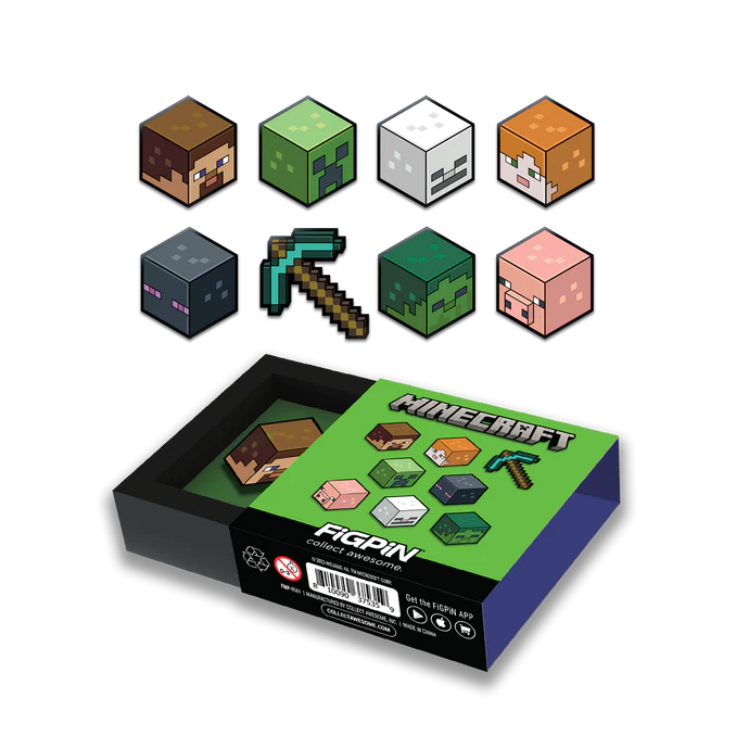 FiGPiN Minecraft Mystery Blind Box Pin