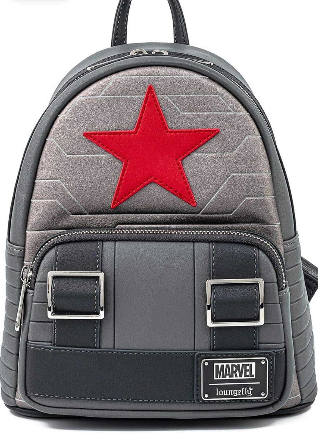 Loungefly Marvel Winter Soldier Cosplay Mini Backpack