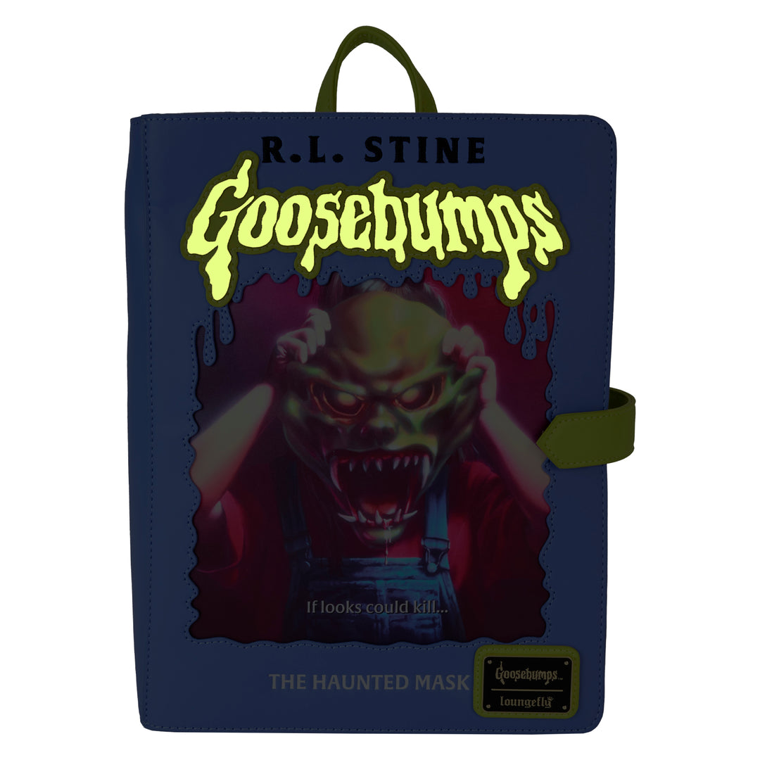 Loungefly Goosebumps Haunted Mask Glow in the Dark Mini Backpack