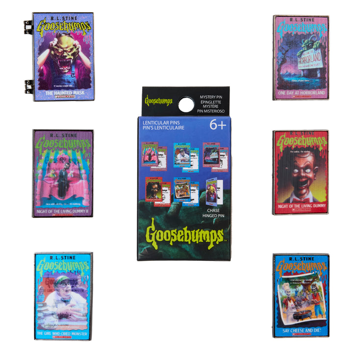 Loungefly Goosebumps Books Lenticular Mystery Box Pins