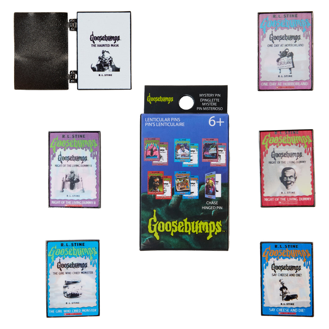 Loungefly Goosebumps Books Lenticular Mystery Box Pins