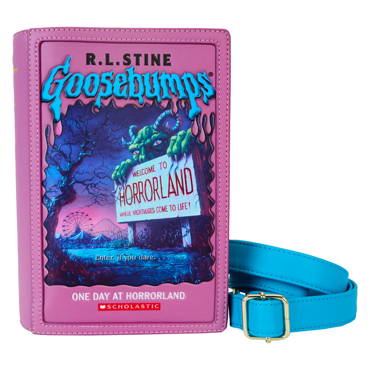 Loungefly Goosebumps One Day At Horrorland Book Crossbody Bag