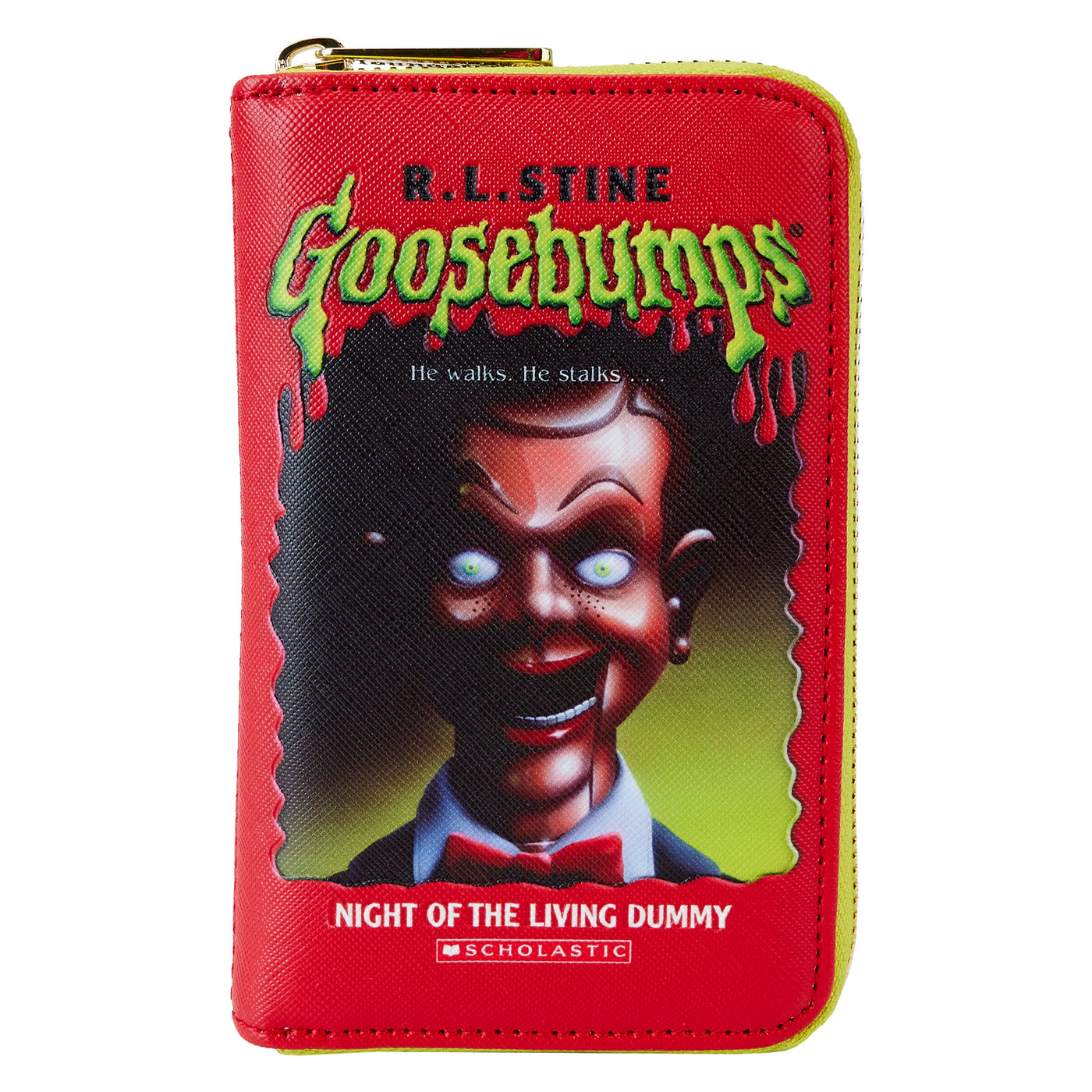 Sony Goosebumps Slappy Night of the Living Dummy Book Cover Wallet