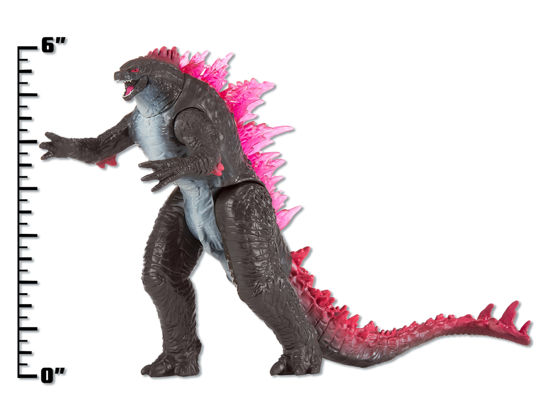 Playmates Toys Godzilla x Kong: The New Empire Real Feel Godzilla 6" Action Figure