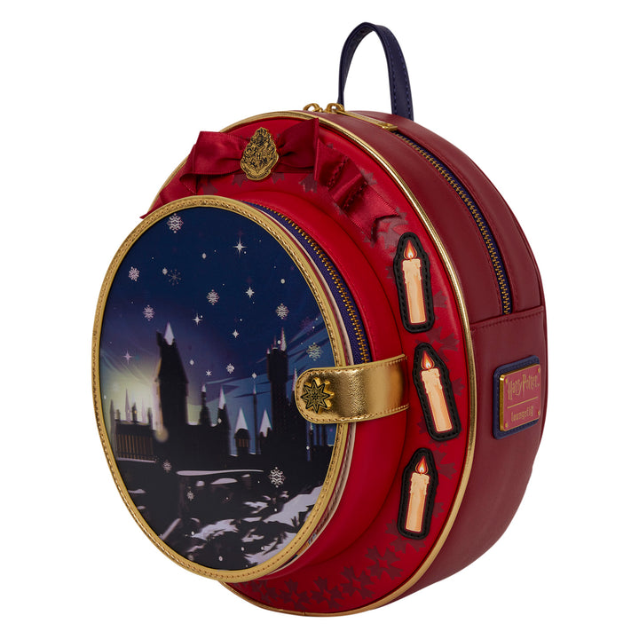 Loungefly WB Harry Potter Hogwarts Christmas Cameo Mini Backpack