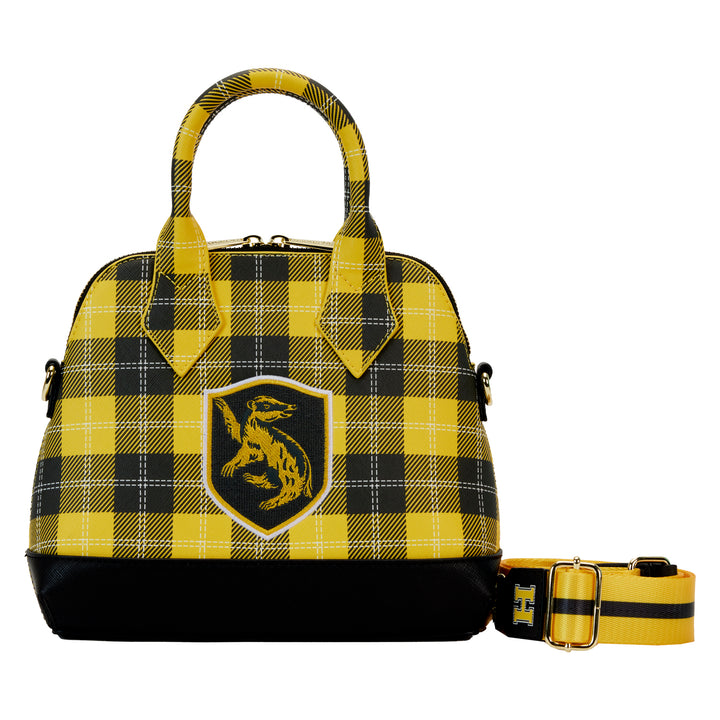 Harry Potter Varsity Hufflepuff Plaid Crossbody