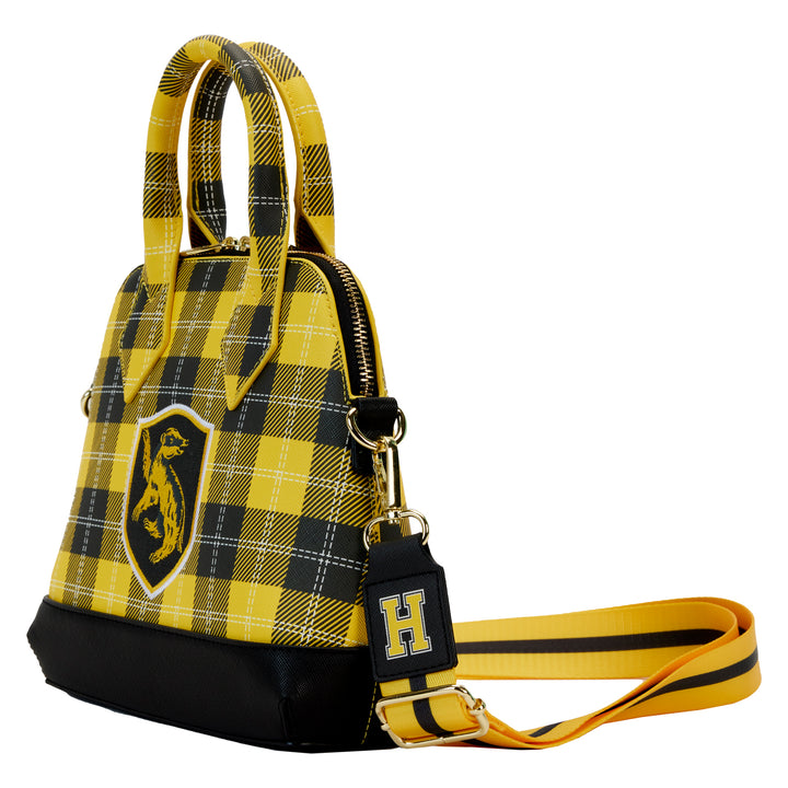 Harry Potter Varsity Hufflepuff Plaid Crossbody