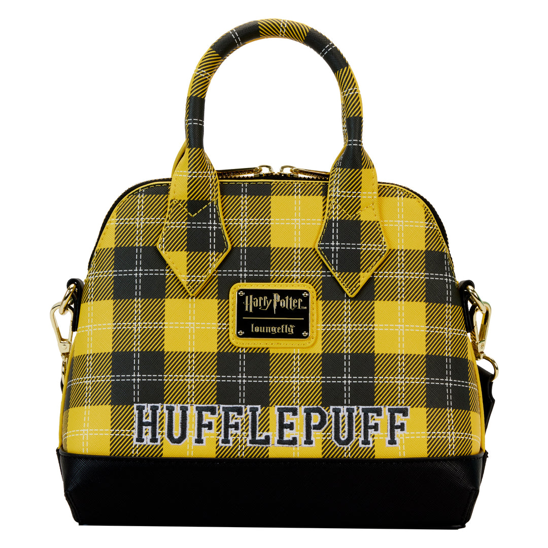 Harry Potter Varsity Hufflepuff Plaid Crossbody