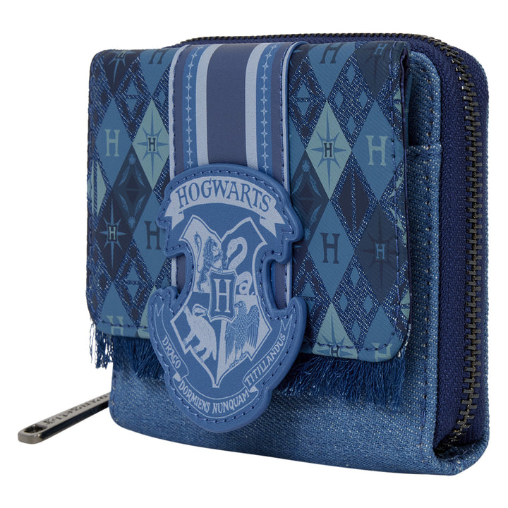 Loungefly Harry Potter Hogwarts Denim Tri-fold Wallet
