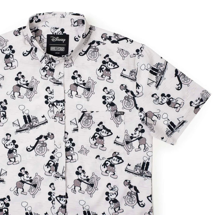 RSVLTS Disney 100 "Steamboat Mickey" - KUNUFLEX Short Sleeve Shirt