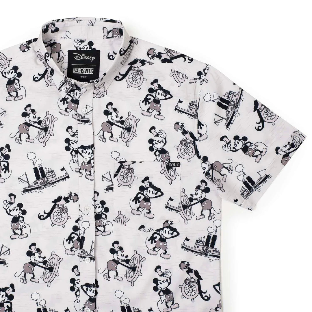 Disney 100 "Steamboat Mickey" - KUNUFLEX Short Sleeve Shirt