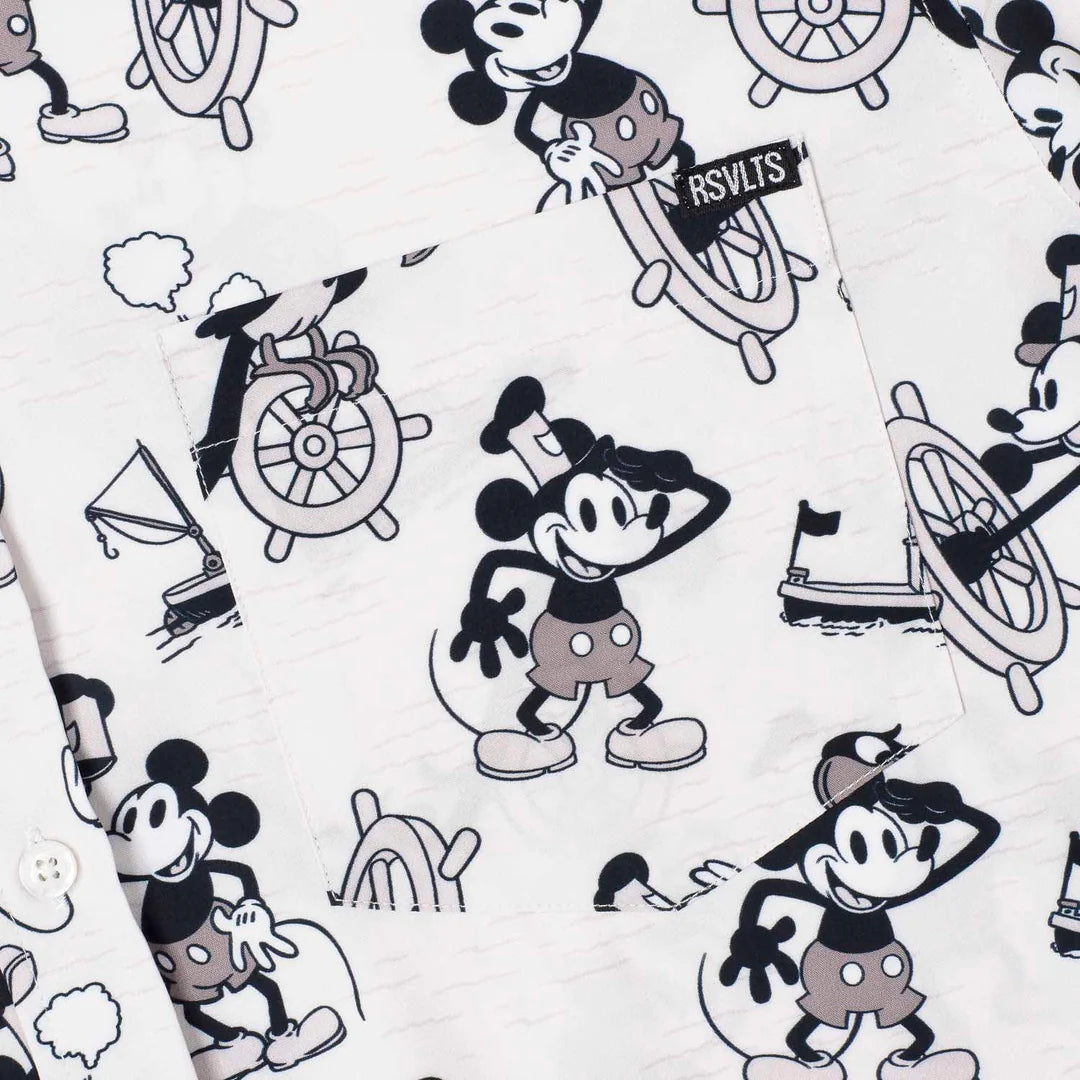 RSVLTS Disney 100 "Steamboat Mickey" - KUNUFLEX Short Sleeve Shirt