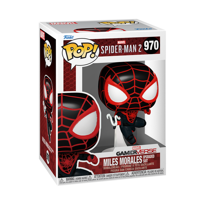 Funko Marvel Games Spider-man 2 Miles Morales Upgraded Suit Pop! Vinyl Figure