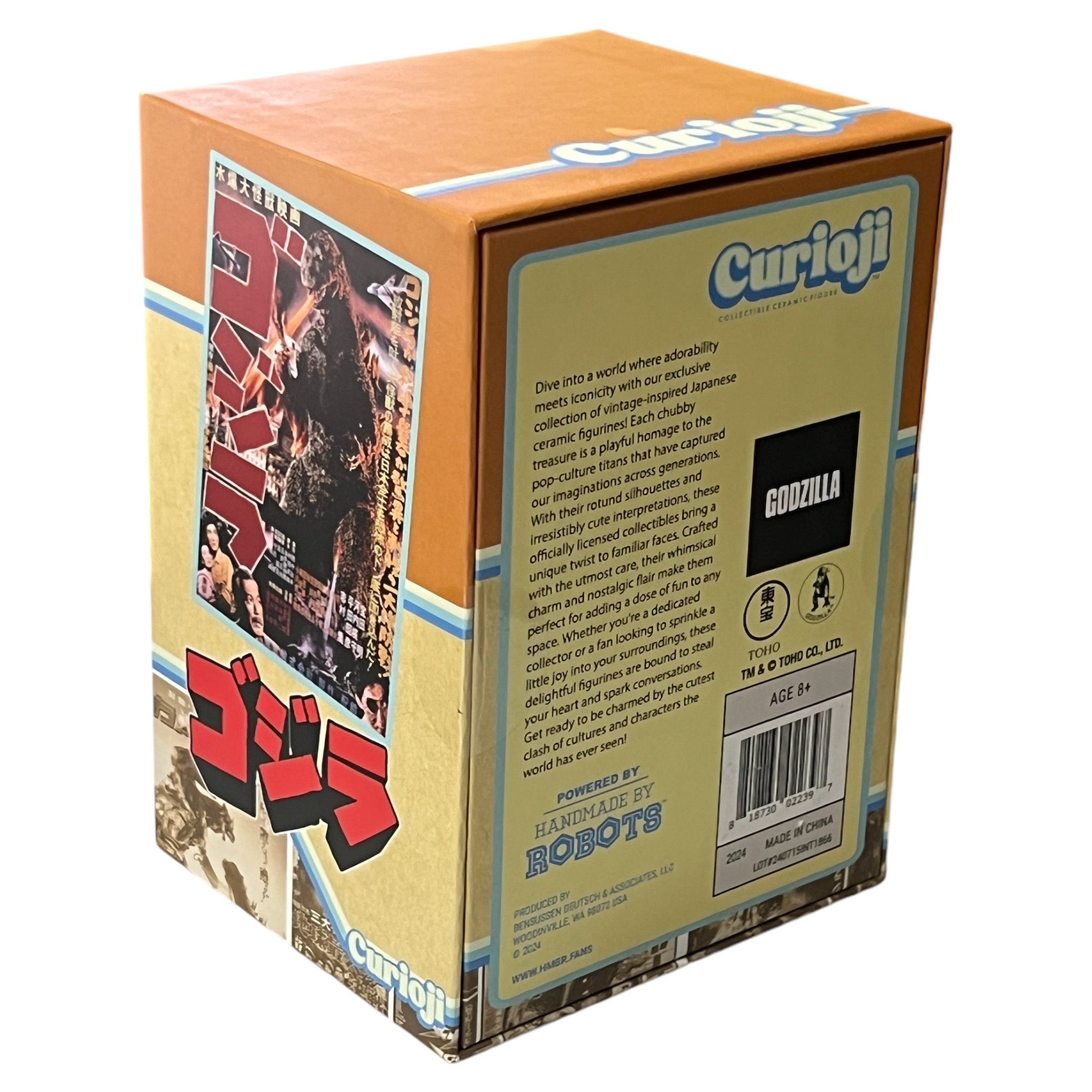 Handmade By Robots Toho Godzilla Curioji Ceramic Figure – Grotto