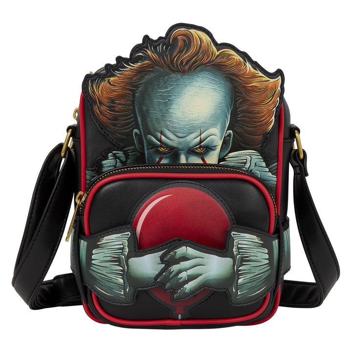 Loungefly IT Pennywise Crossbuddies Cosplay Crossbody Bag with Coin Bag
