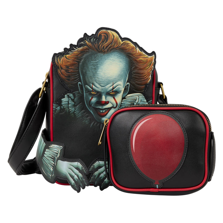 Loungefly IT Pennywise Crossbuddies Cosplay Crossbody Bag with Coin Bag