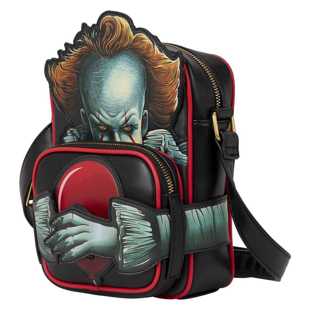 Loungefly IT Pennywise Crossbuddies Cosplay Crossbody Bag with Coin Bag