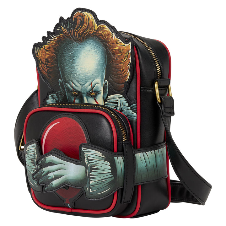 Loungefly IT Pennywise Crossbuddies Cosplay Crossbody Bag with Coin Bag