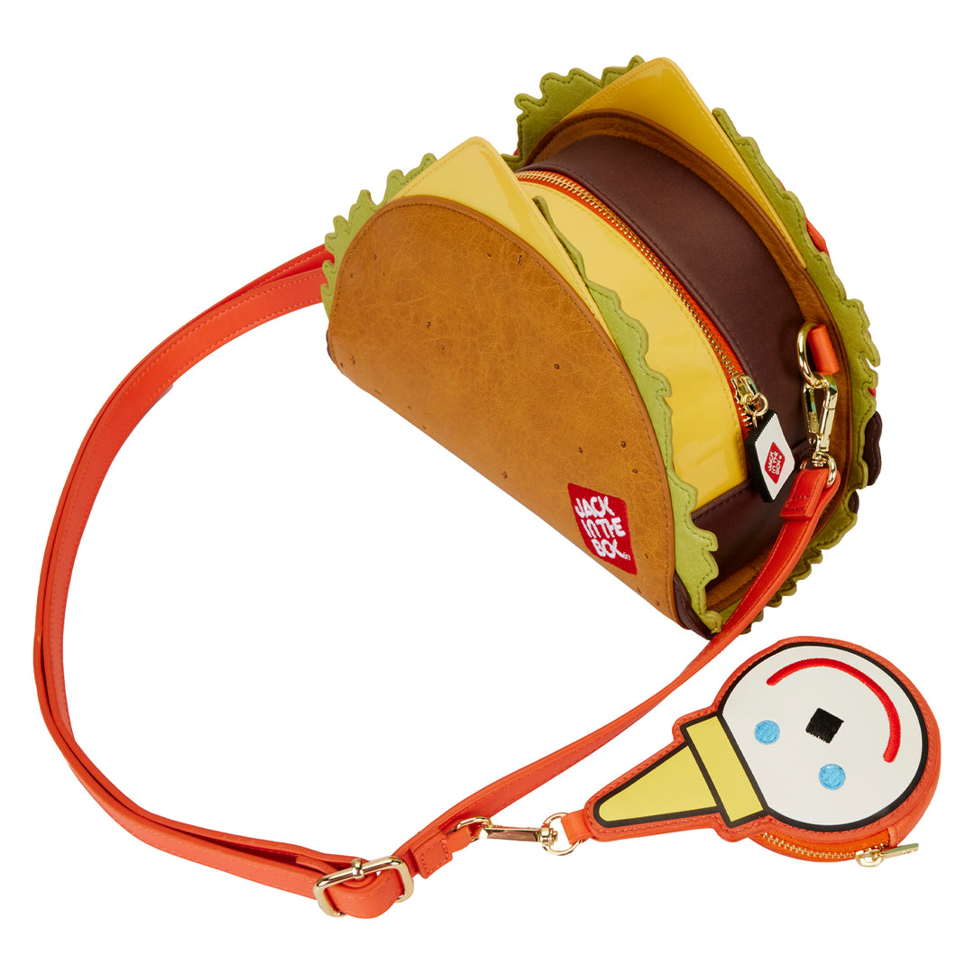 Loungefly Jack in the Box Late Night Taco Crossbody Bag