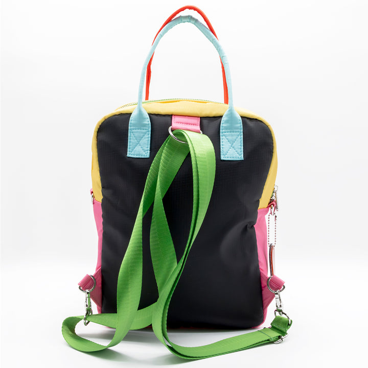 Whatever! Makes You Happy Killer Klowns From Outer Space Reversible & Convertible Square Bag with Fatso Charm