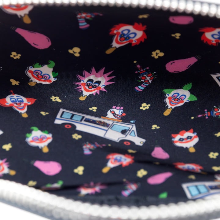 Whatever! Makes You Happy Killer Klowns From Outer Space Jojo’s Ice Cream Truck Crossbody with Ray Gun Charm