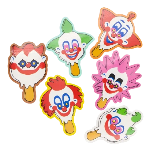 Whatever! Makes You Happy Killer Klowns From Outer Space Popsicle 3" Sticker 6pk