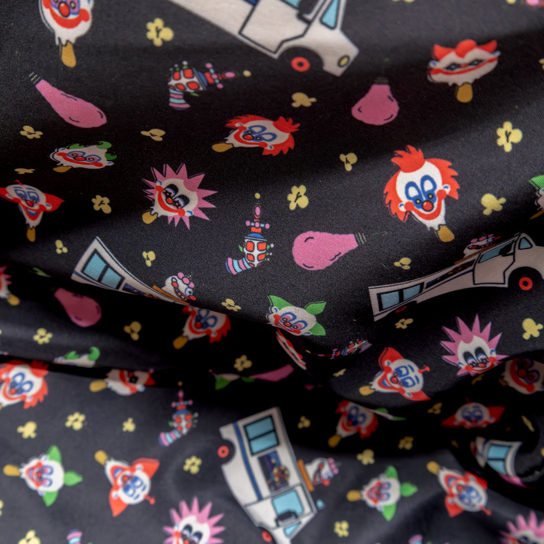 Whatever! Makes You Happy Killer Klowns From Outer Space Padded Pin Trading Tent Crossbody with Jumbo Charm