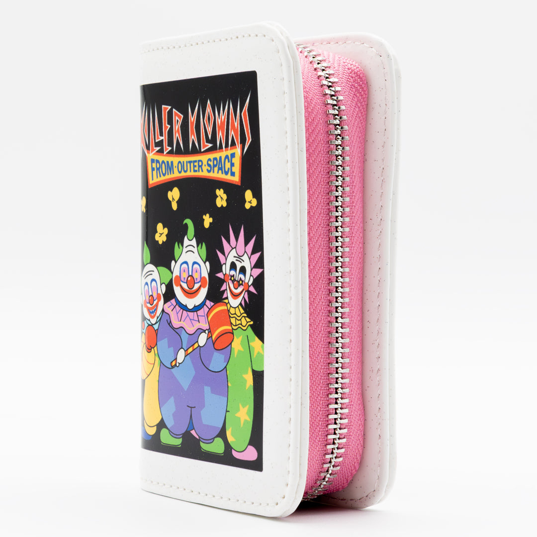 Whatever! Makes You Happy Killer Klowns From Outer Space VHS Accordion Wallet