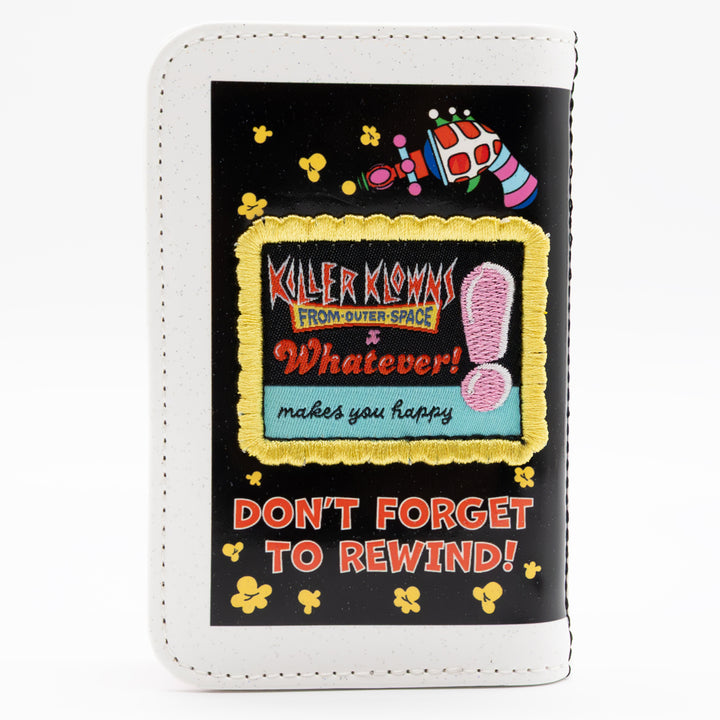 Whatever! Makes You Happy Killer Klowns From Outer Space VHS Accordion Wallet