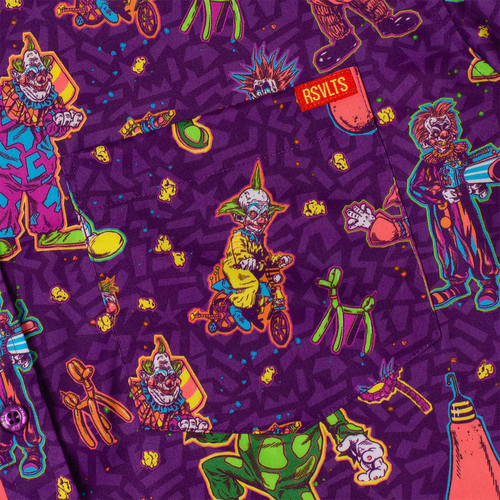 RSVLTS Killer Klowns from Outer Space "Klown Chaos" - KUNUFLEX Short Sleeve Shirt