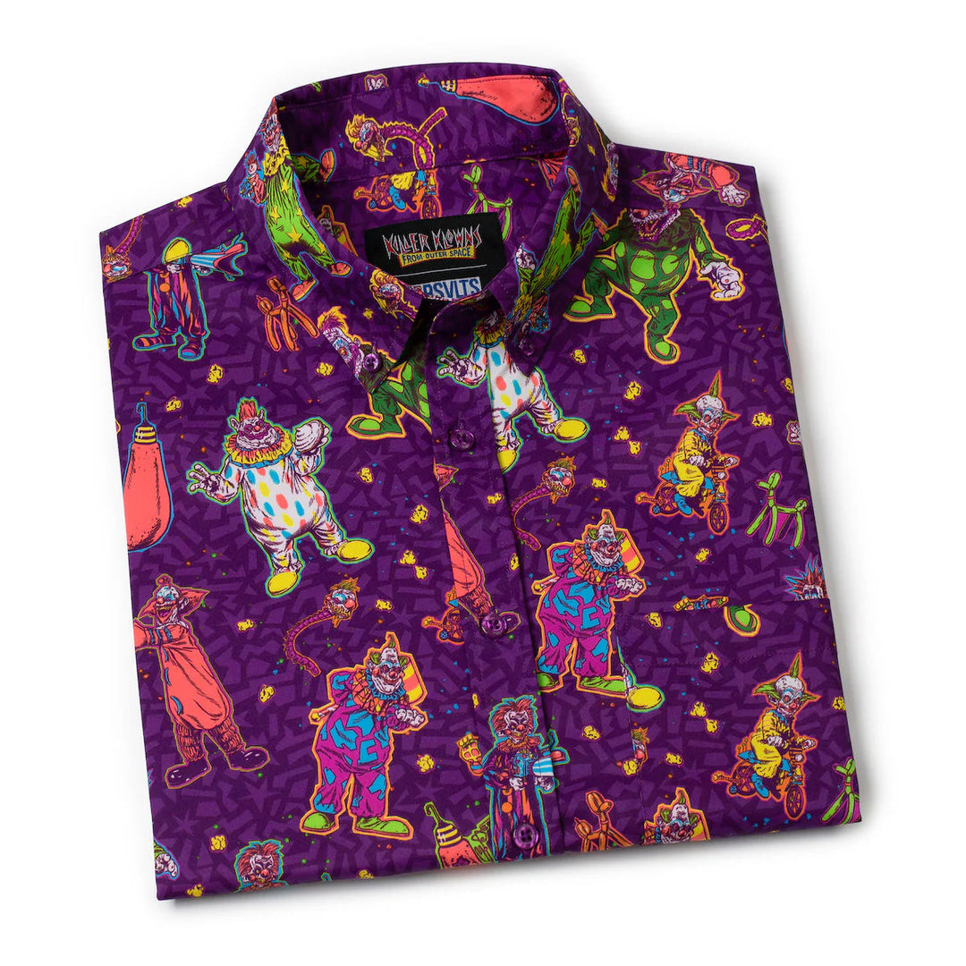 RSVLTS Killer Klowns from Outer Space "Klown Chaos" - KUNUFLEX Short Sleeve Shirt