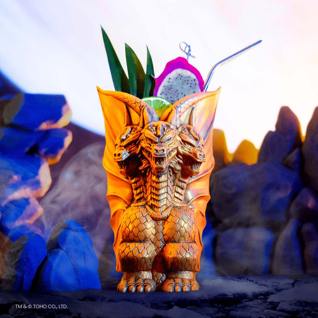 Mondo Toho Godzilla King Ghidorah Tiki Mug