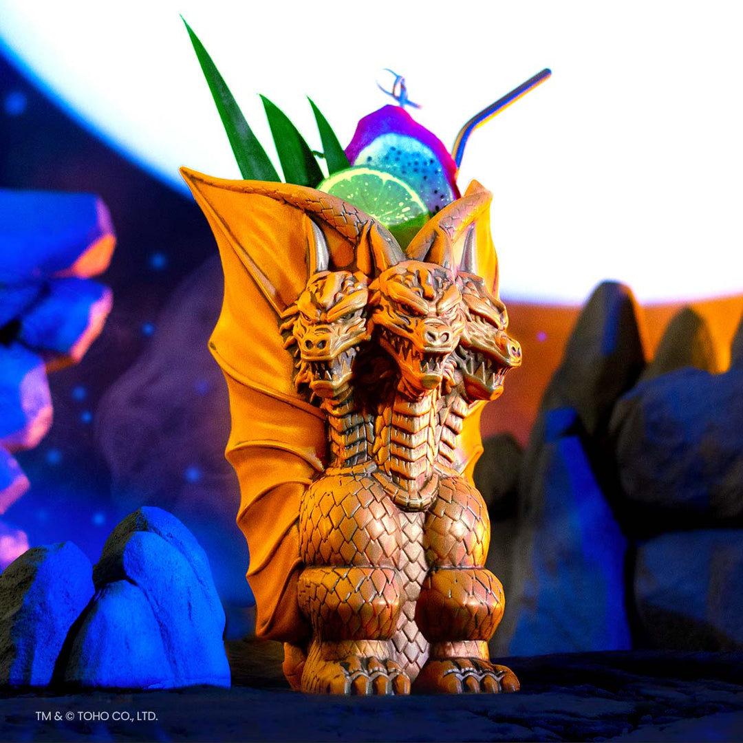 Mondo Toho Godzilla King Ghidorah Tiki Mug