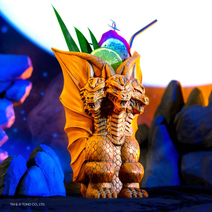 Mondo Toho Godzilla King Ghidorah Tiki Mug