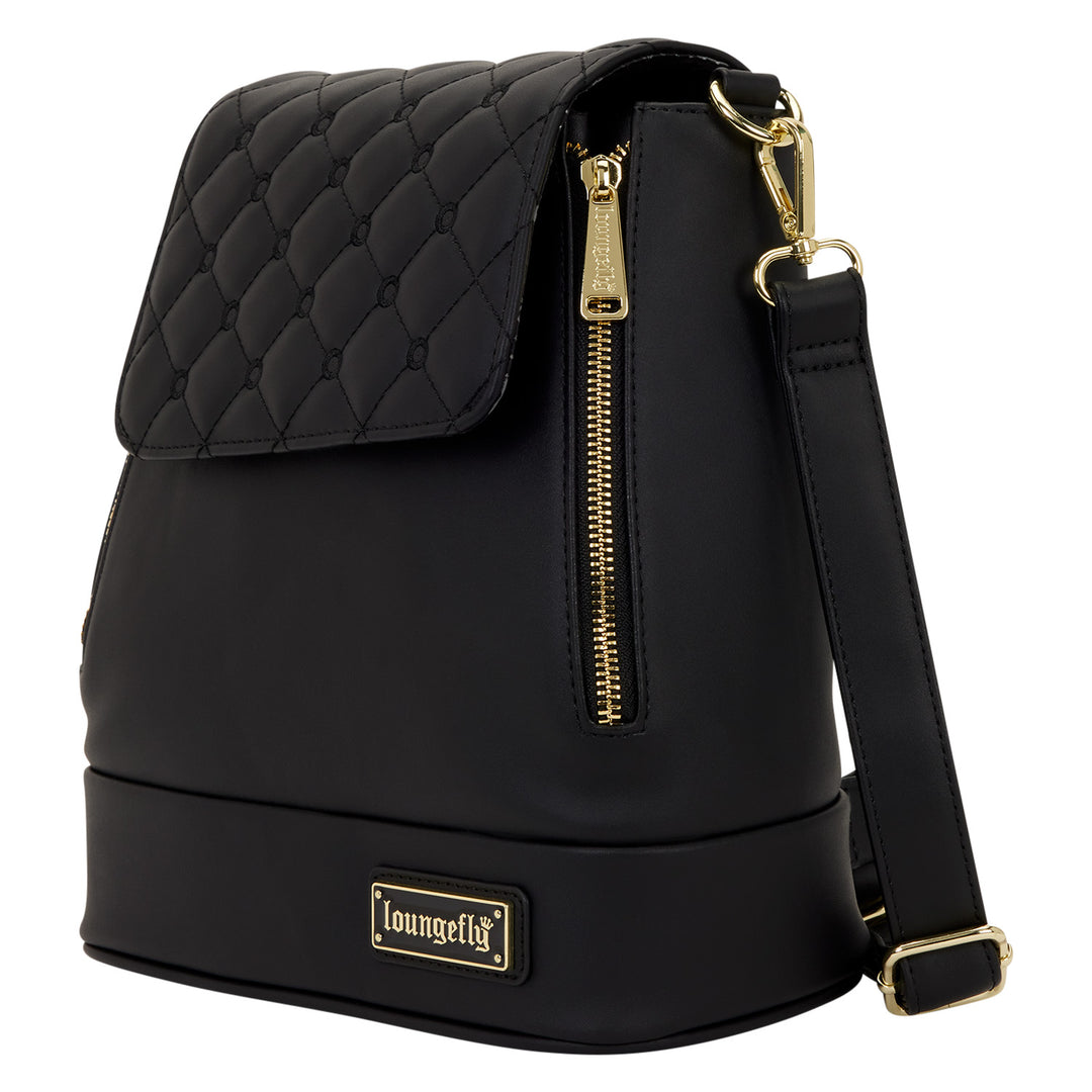 Loungefly The Lilly Black Convertible Mini Backpack & Crossbody Bag