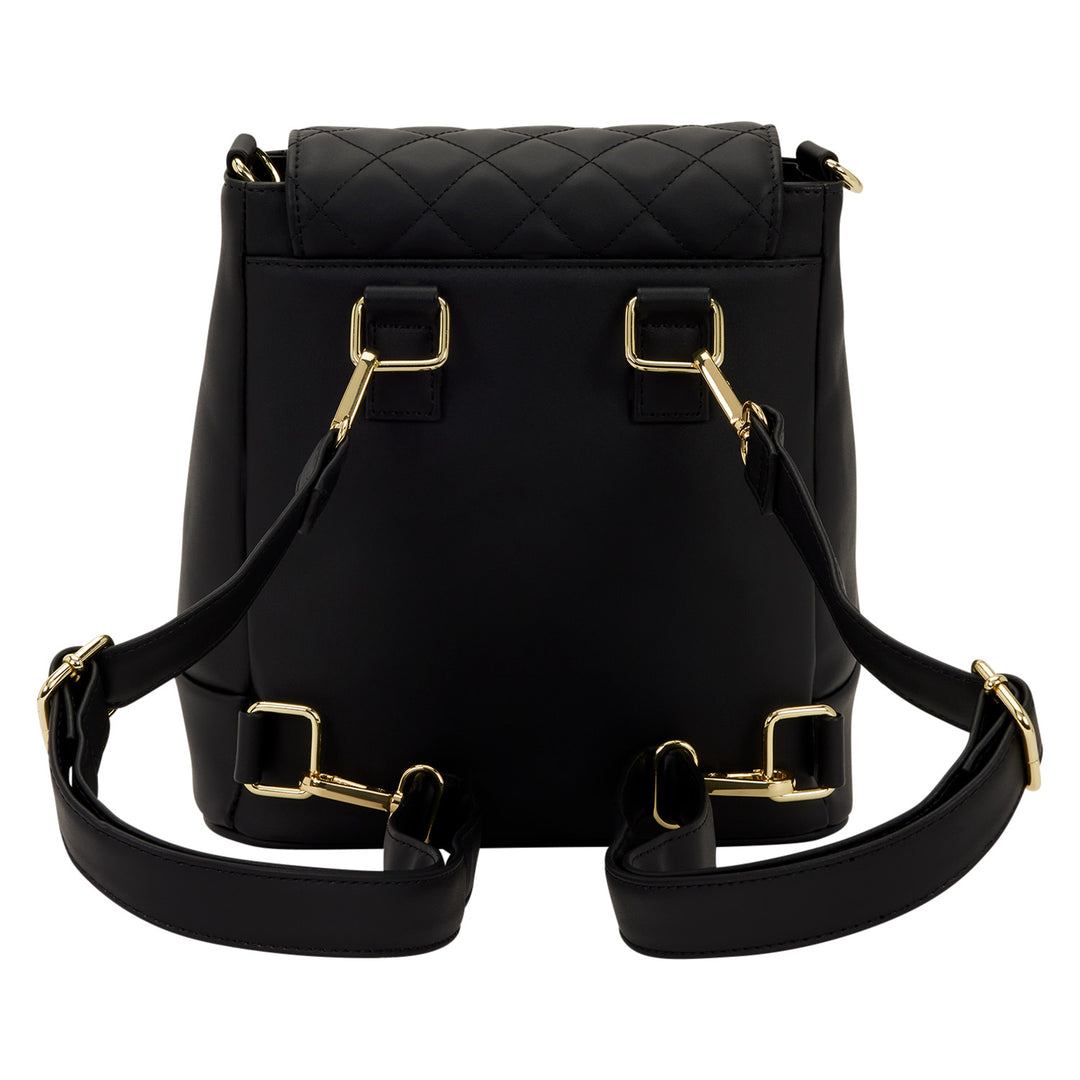 Loungefly The Lilly Black Convertible Mini Backpack & Crossbody Bag