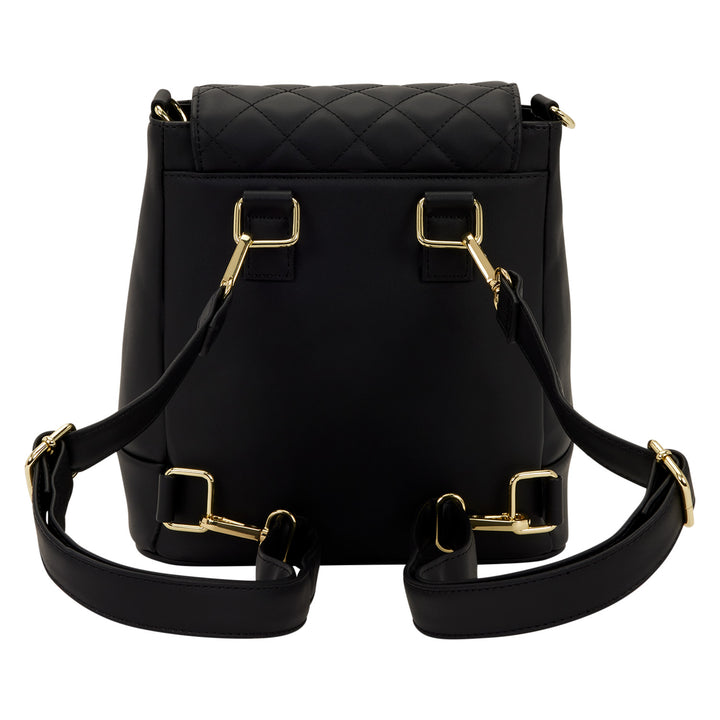 Loungefly The Lilly Black Convertible Mini Backpack & Crossbody Bag