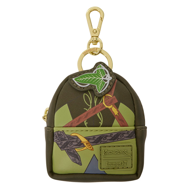 Keychain pouch with Lord of the Rings design on a white background
