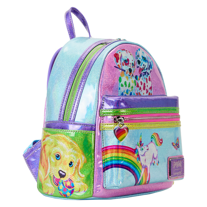 Loungefly Lisa Frank Color Block Mini Backpack