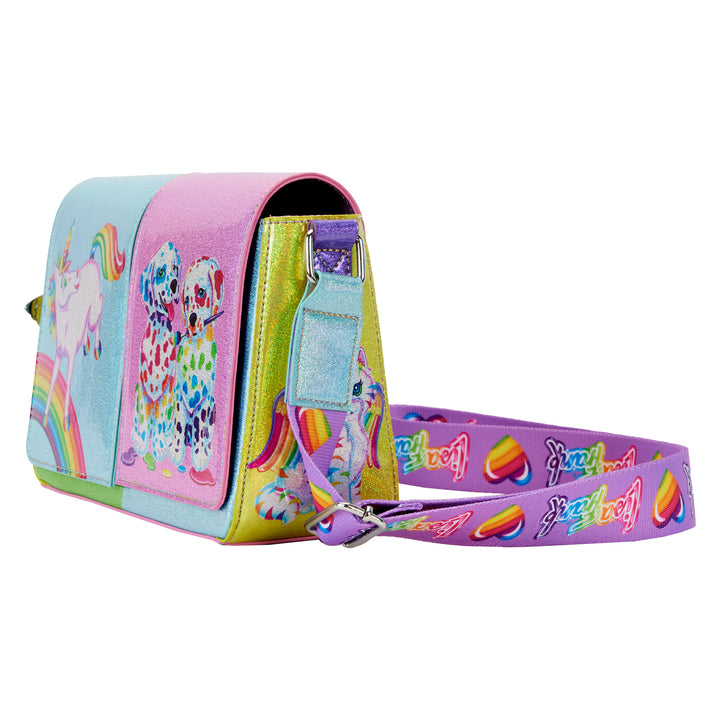 Lisa Frank Color Block Crossbody