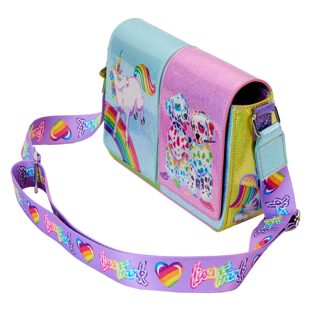 Lisa Frank Color Block Crossbody